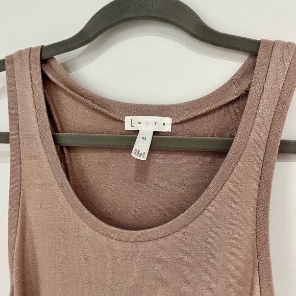 LEITH Racerback Dress in Dusty Rose, Size XS - Picture 2 of 5
